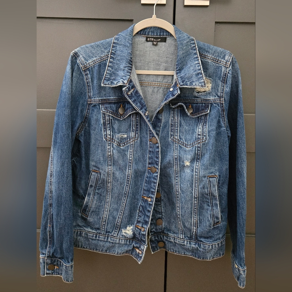STS Blue Classic Blue Jean Jacket Timeless Style